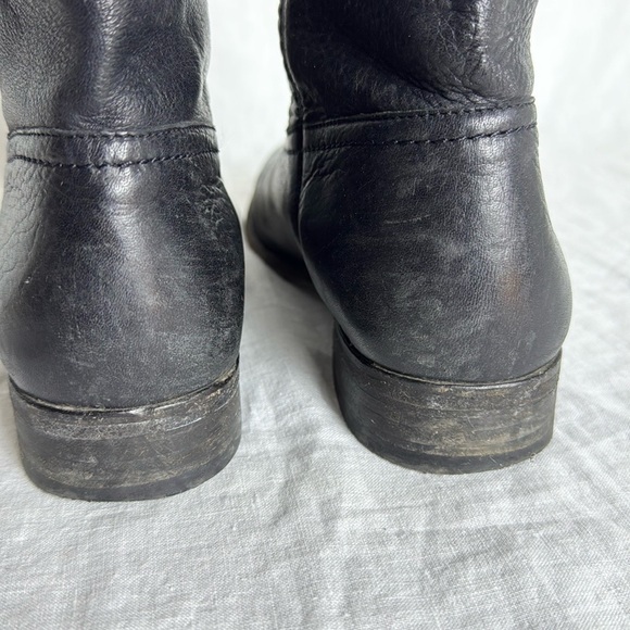 Frye Shoes Frye Cara Roper Black Leather Size 9.5 - Picture 8 of 13